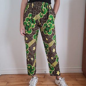 HANDMADE WAX PANTS IRISH  Celtic Knott Design Raver Festival Pants